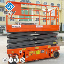 4 wheels hydraulic movable lift platform,lift table